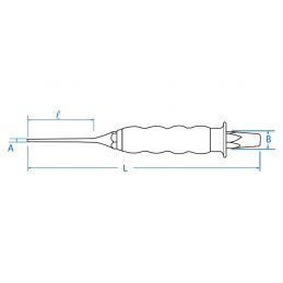 KING TONY  : Chasse-goupilles gainés 764G Marque King Tony