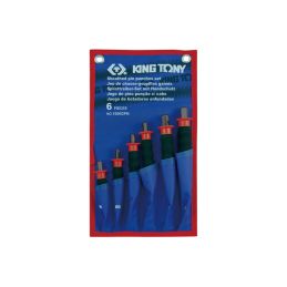 KING TONY  : Jeu de chasse-goupilles gainés - 6 pièces