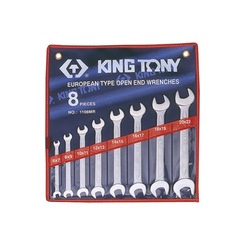 Trousse de clés fourches métriques King Tony