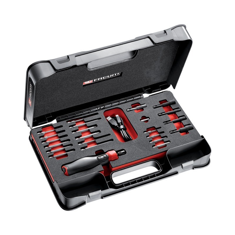 TOURNEVIS ASSISTE E-PROTWIST COFFRET MBOX 23 PIECES FACOM