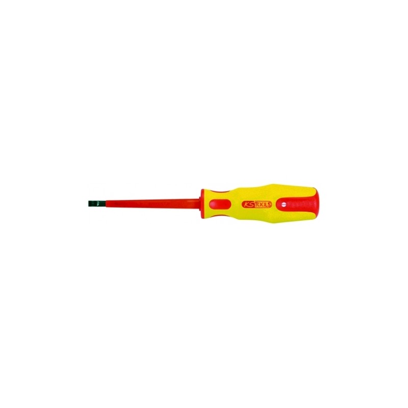 Tournevis bi-mat isolé 1000v fente 11705 Tournevis bi-mat isolé 1000v fente 11705