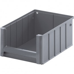 : BAC DE STOCKAGE 3214 GRIS RAL 7001 234x140x300 MM