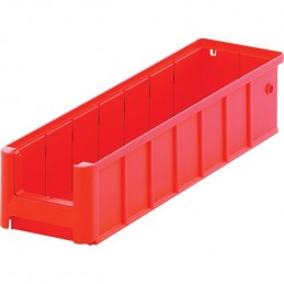 : BAC DE STOCKAGE 4109 ROUGE RAL 3020 117x90x400 MM