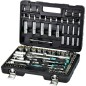 DOUILLES ET ACCESSOIRES 1/4'' et 1/2'' EN COFFRET DE 95 PIECES WHIRLPOWER