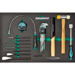 : MODULE D'OUTILS A FRAPPER DE 22 PIECES POUR SERVANTE 7 TIROIRS