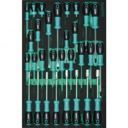 : MODULE DE TOURNEVIS DE 30 PIECES POUR SERVANTE 7 TIROIRS