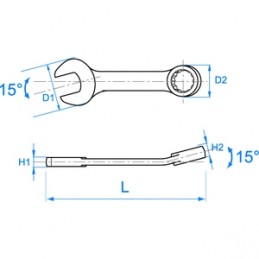 Clé Mixte Métrique  Mini