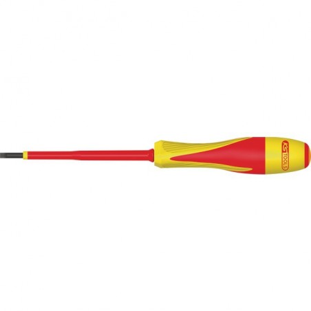 Tournevis bi-mat isolé 1000v fente 6.5x105s/c