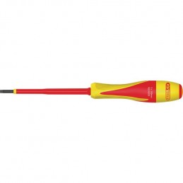 Tournevis bi-mat isolé 1000v fente 2.5x80 s/c