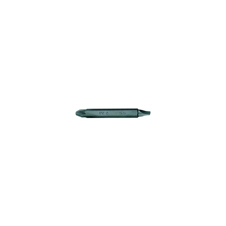 KING TONY  : Embouts de vissage réversible POZIDRIV et à fente    1/4" (6.35mm)