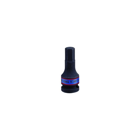 KING TONY  : Douilles Tournevis chocs 6 Pans  1/2" (12.70mm)  7 mm