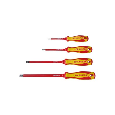 KING TONY  : Tournevis pozidriv "isolé 1000v" 0 3.0x75 - 14780003R