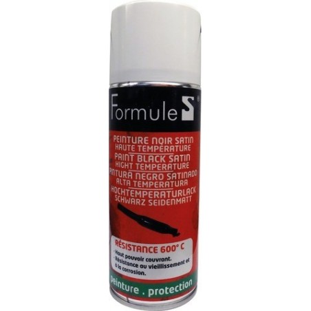 : PEINTURE NOIRE HT T°  AERO 400ML FORMULE S