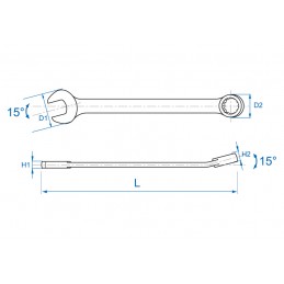 Clé Mixte Métrique