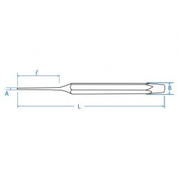 Chasse-goupilles standard 764 Marque King Tony