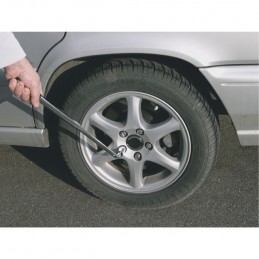 CLE DEMONTE ROUE TELESCOPIQUE 17X19 MM LONGUEUR 360 MM