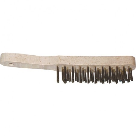 Brosse métallique avec manche bois